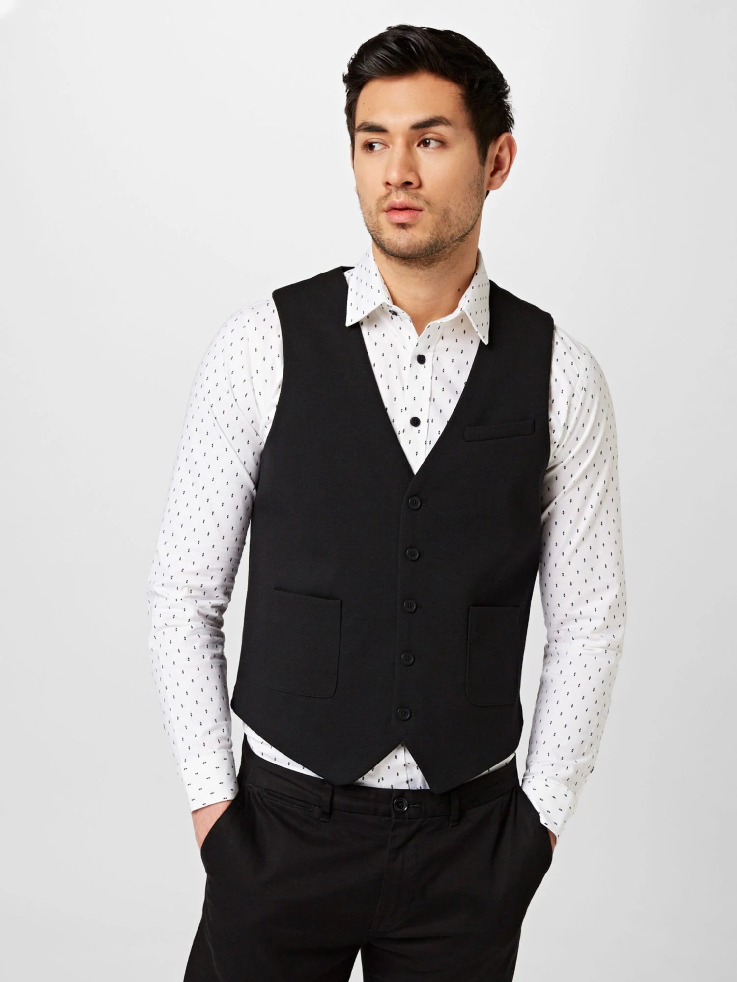 Lindbergh Gilets Regular Fit Gilet Heren Zwart 3 Lindbergh Gilets Regular Fit Gilet Heren Zwart - Afbeelding 3