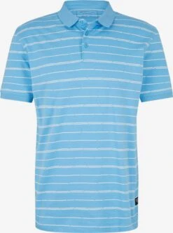 TOM TAILOR Denim Polos Shirt Heren Lichtblauw