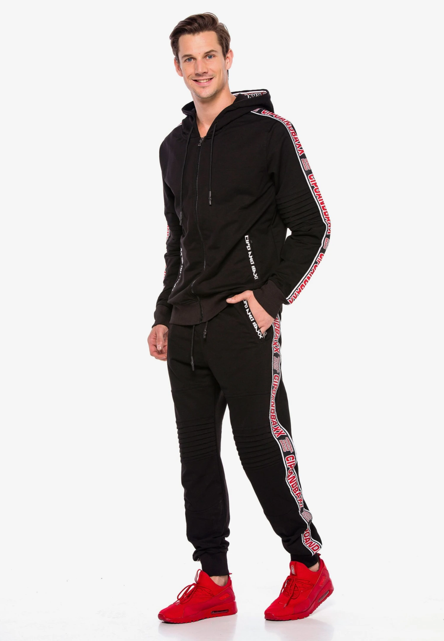 Cipo & Baxx Sweatpants Loosefit Broek Ninja Heren Zwart 2 Cipo & Baxx Sweatpants Loosefit Broek Ninja Heren Zwart - Afbeelding 2
