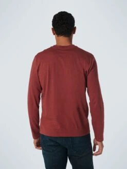 No-Excess Longsleeves Shirt Heren Donkerrood -Herenkleding Winkel 04810dbf7ea54f589f8b409b3cf457c7