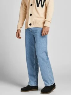 Jack & Jones Jeans Loosefit Jeans Eddie Heren Blauw -Herenkleding Winkel 04e8e63d45e3e2a0b47e56ecd411115e