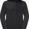 Jack Wolfskin Fleece Jassen Fleece Jas Waldsee Heren Zwart Gemêleerd