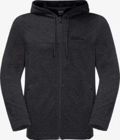Jack Wolfskin Fleece Jassen Fleece Jas Waldsee Heren Zwart Gemêleerd