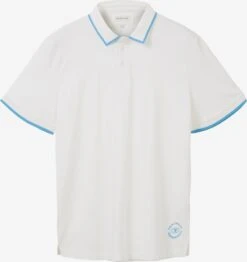Tom Tailor Polos Shirt Heren Offwhite