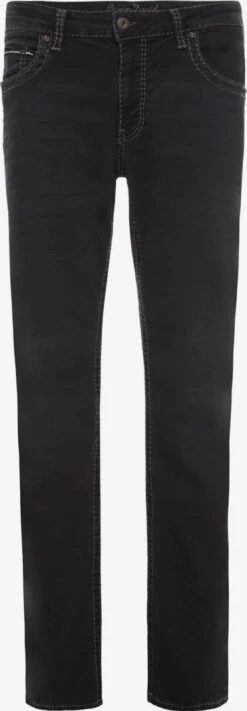 Camp David Straight Regular Jeans Cono Heren Zwart