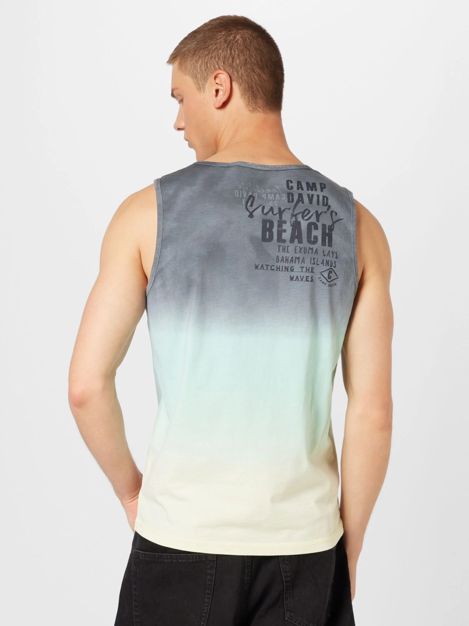 Camp David Tanktops Shirt Heren Donkergrijs 4 Camp David Tanktops Shirt Heren Donkergrijs - Afbeelding 4