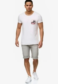 Indicode Jeans Denim Shorts Regular Jeans Caden Heren Grijs -Herenkleding Winkel 0afacb914b6555c13320efe0b8261e84