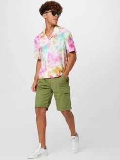 TOM TAILOR Denim Cargo Shorts Regular Cargobroek Heren Grasgroen -Herenkleding Winkel 0c056ef41ae464792cb7c6cdeb1837da