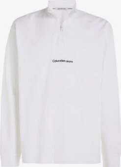 Calvin Klein Jeans Longsleeves Shirt Heren Wit