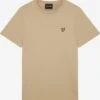 Lyle & Scott T-shirts Shirt Heren Lichtbruin