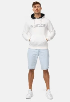 Indicode Jeans Denim Shorts Regular Broek Tian Heren Blauw -Herenkleding Winkel 0f67d5071046456327129f10eeb493a0