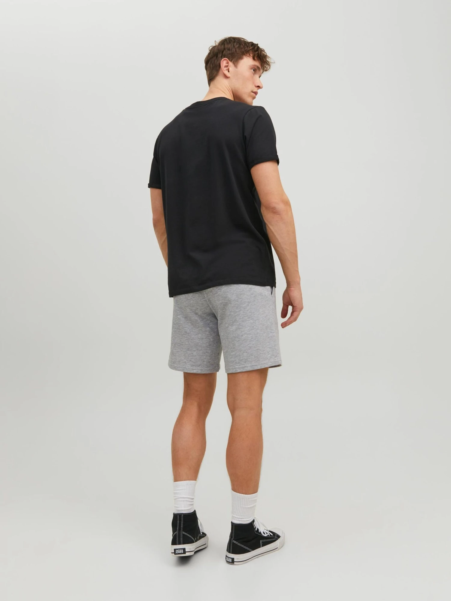 Jack & Jones Sweat Shorts Regular Broek BEX Heren Lichtgrijs 4 Jack & Jones Sweat Shorts Regular Broek BEX Heren Lichtgrijs - Afbeelding 4