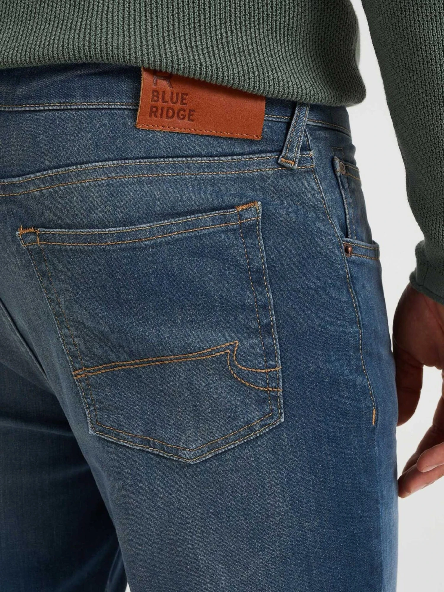 WE FASHION Jeans Slimfit Jeans Heren Blauw 6 WE FASHION Jeans Slimfit Jeans Heren Blauw - Afbeelding 6