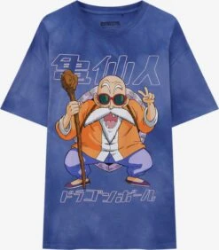 PULL & BEAR T-shirts Shirt Heren Lila