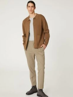 Pantalons Tapered Pantalon Elian Heren Lichtbruin -Herenkleding Winkel 1190d69f186633650e1d1d29ab9ba5c1