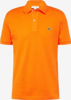 Lacoste Polos Slim Fit Shirt Heren Neonoranje