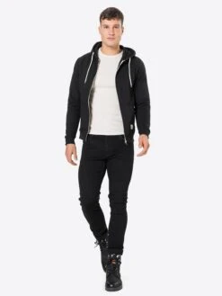 Blend Sweatvesten Met Capuchon Sweatvest Noah Heren Zwart -Herenkleding Winkel 141cc94a4c3c5a1cab2f4fc656cd6a52