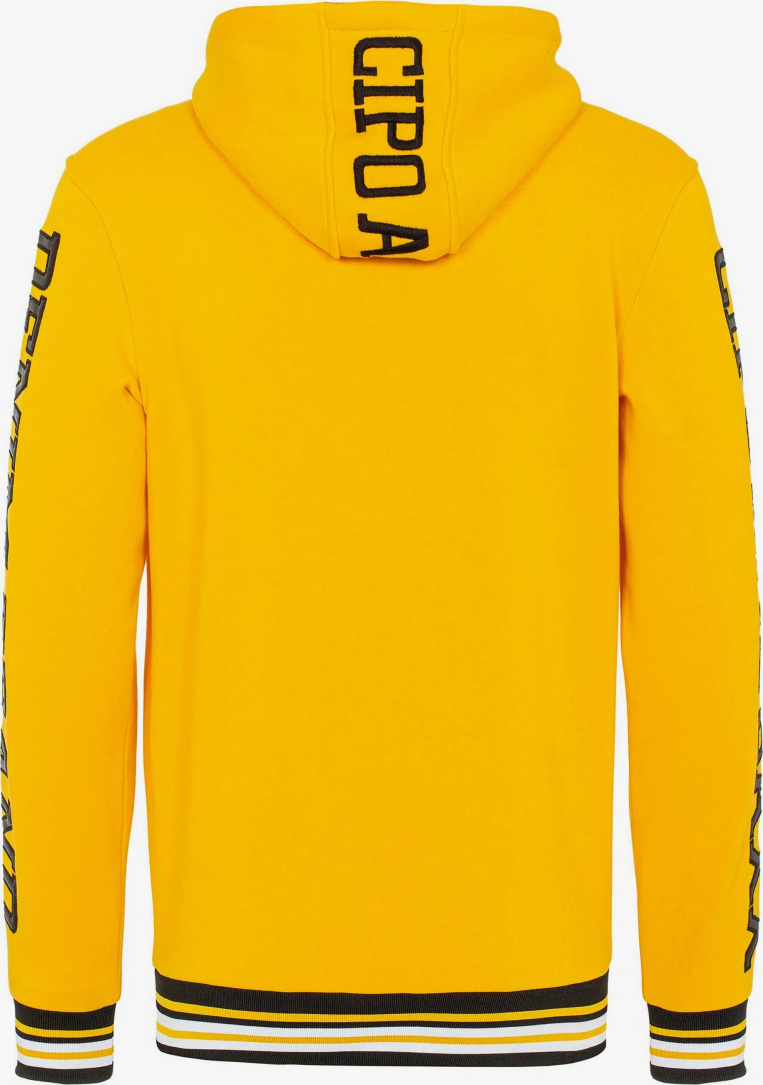 Cipo & Baxx Sweatvesten Met Capuchon Sweatvest Heren Geel 2 Cipo & Baxx Sweatvesten Met Capuchon Sweatvest Heren Geel - Afbeelding 2