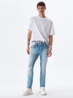 LTB Jeans Skinny Jeans Joshua Heren Blauw -Herenkleding Winkel 1796d4e728d57fb39120ebbc8f2227a5