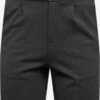 Kronstadt Chino Shorts Regular Bandplooibroek Heren Donkergrijs