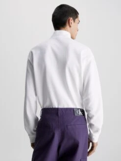 Calvin Klein Jeans Longsleeves Shirt Heren Wit -Herenkleding Winkel 19293890240816d1935cadd791c498df