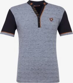 Polos Shirt Heren Grijs Gemêleerd