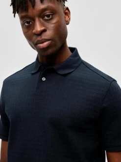 Selected Homme Polos Shirt Walter Heren Nachtblauw -Herenkleding Winkel 1942be005d5fd79dd5c23d6d6868d4c1