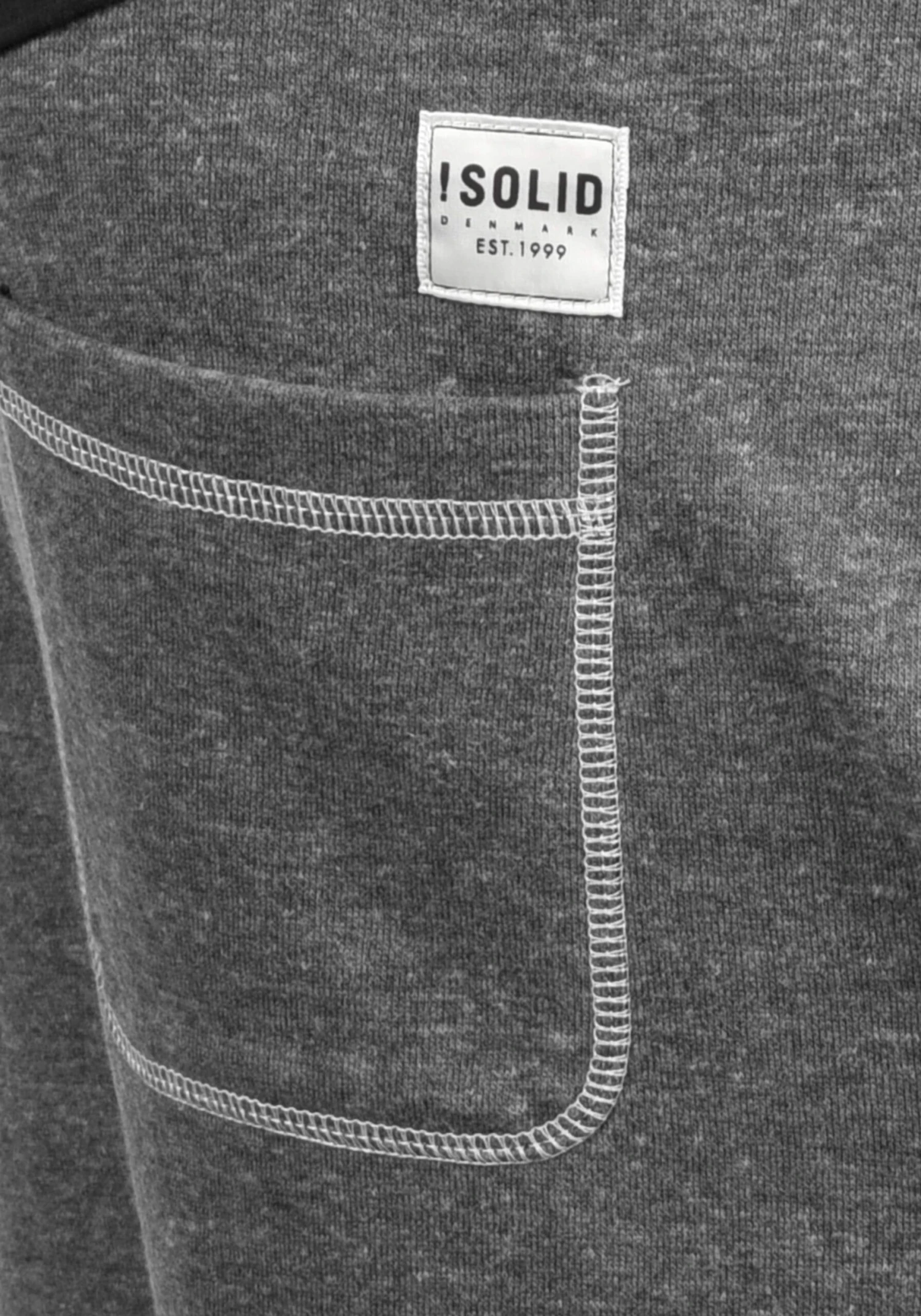 Solid Sweat Shorts Regular Broek Toljan Heren Grijs 5 Solid Sweat Shorts Regular Broek Toljan Heren Grijs - Afbeelding 5