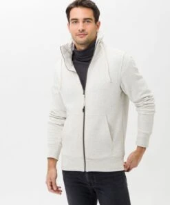 BRAX Sweatvesten Sweatvest Heren Lichtgrijs -Herenkleding Winkel 1bf88c66969669891e099ab0631a5e1d