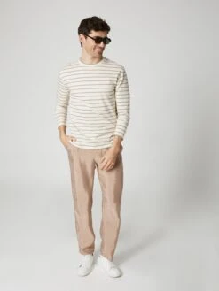 Longsleeves Shirt Bendix Heren Sand / Lichtbeige -Herenkleding Winkel 1c28639ec684e1192a908b59d847f299