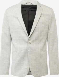 DRYKORN Blazers Slim Fit Colbert HURLEY Heren Grijs / Lichtgrijs
