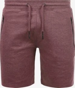 Solid Sweat Shorts Regular Broek Taras Heren Bloedrood