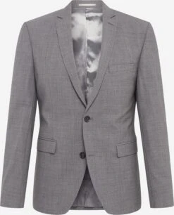 ESPRIT Colberts Regular Fit Business-colbert Heren Grijs Gemêleerd