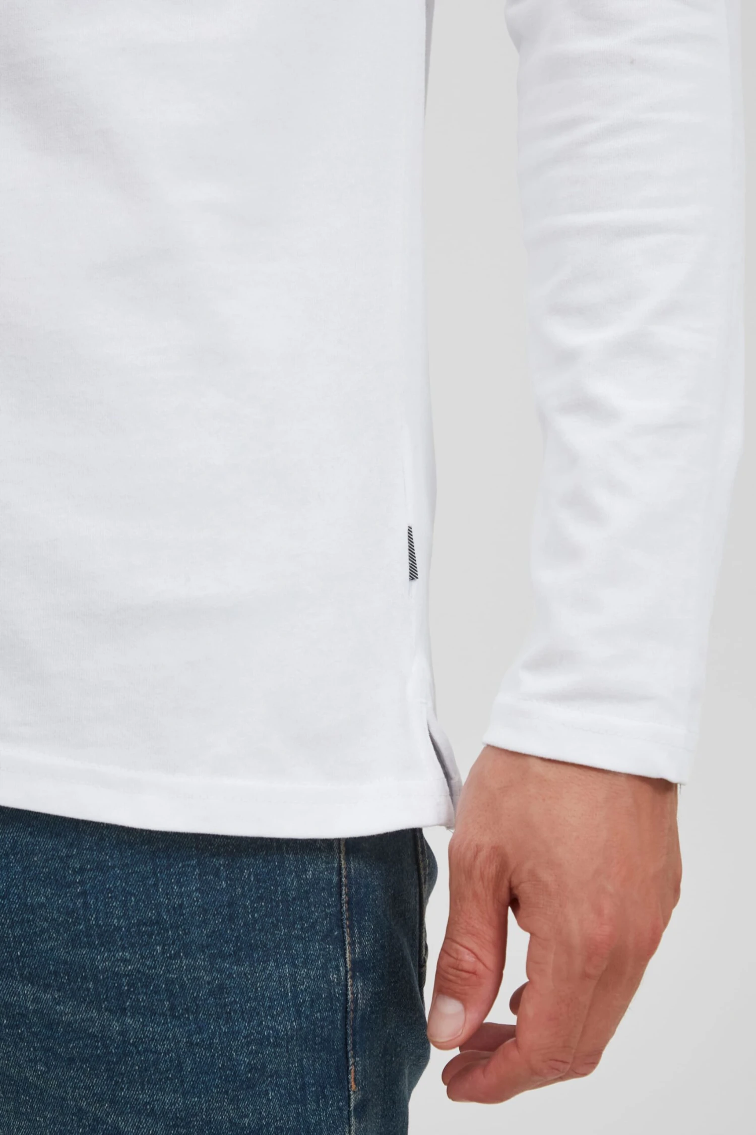 Solid Longsleeves Shirt SDVinton Tee LS Heren Wit 6 Solid Longsleeves Shirt SDVinton Tee LS Heren Wit - Afbeelding 6