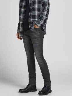 Jack & Jones Jeans Skinny Jeans Glenn Heren Zwart -Herenkleding Winkel 22e2180252d1f688317d08889ae4635f