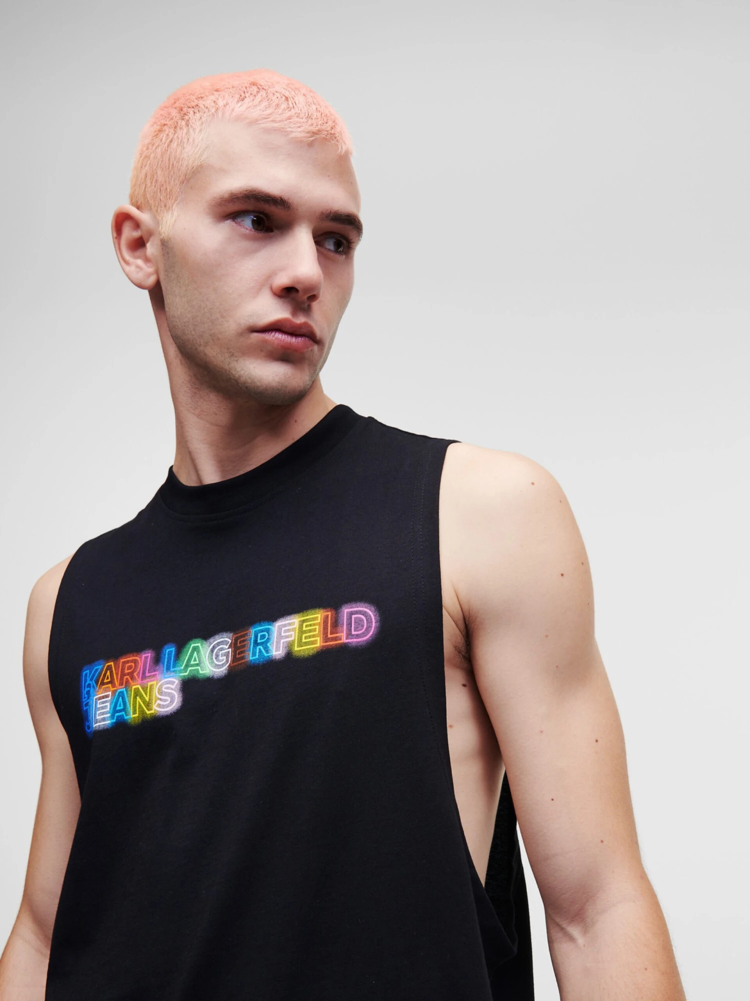 Karl Lagerfeld Jeans Tanktops Shirt Heren Zwart 6 Karl Lagerfeld Jeans Tanktops Shirt Heren Zwart - Afbeelding 6