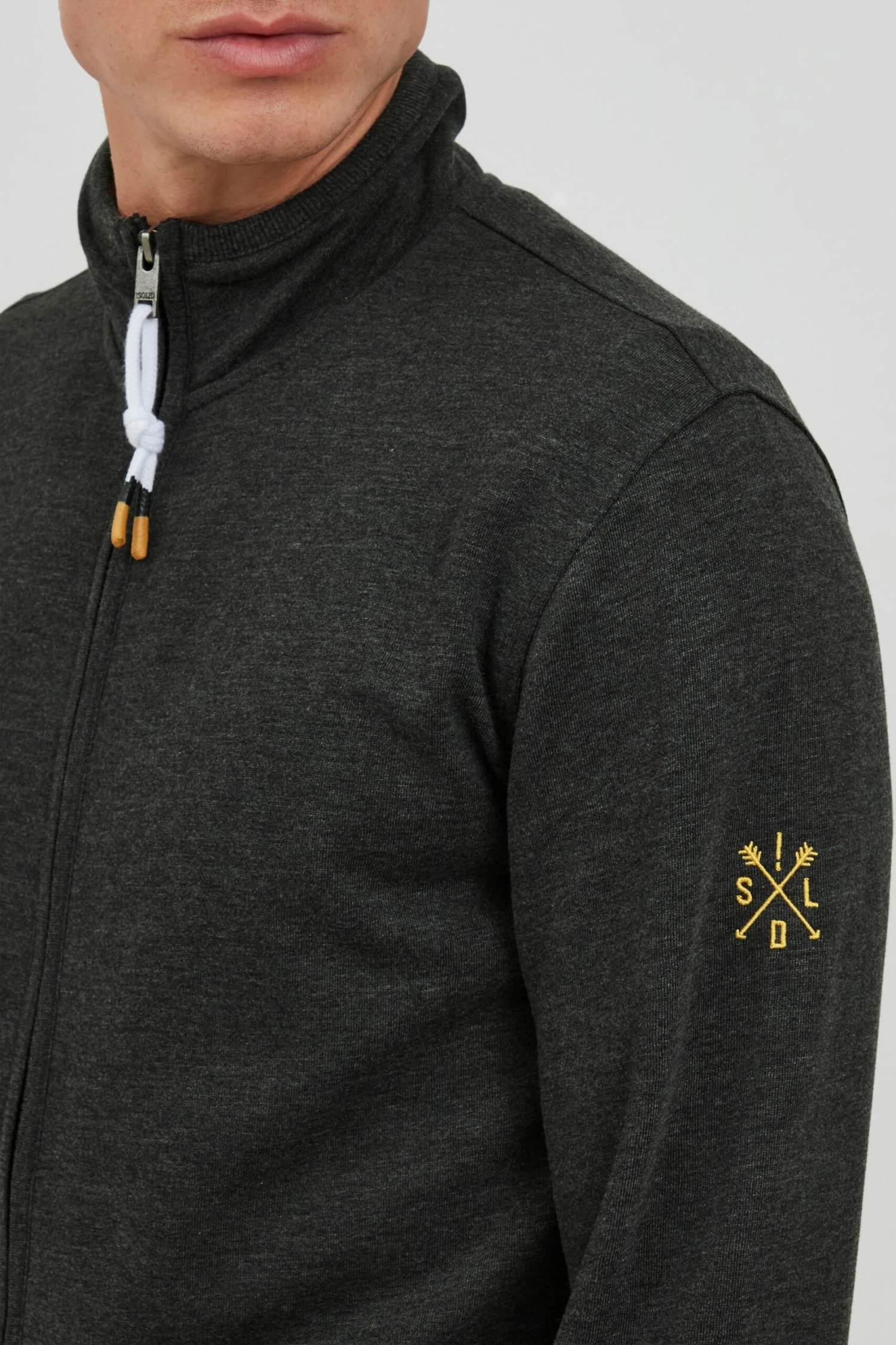 Solid Sweatvesten Sweatvest Heren Donkergrijs 5 Solid Sweatvesten Sweatvest Heren Donkergrijs - Afbeelding 5