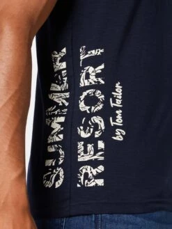 Tom Tailor T-shirts Shirt Heren Navy -Herenkleding Winkel 258124fc33095b7b3ffa4c19e8d3b715