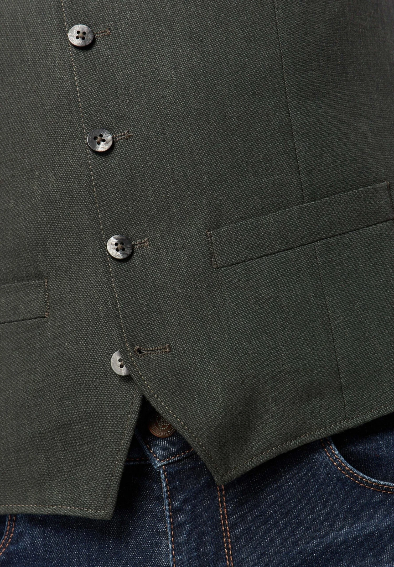 ROY ROBSON Gilets Gilet Heren Groen 4 ROY ROBSON Gilets Gilet Heren Groen - Afbeelding 4