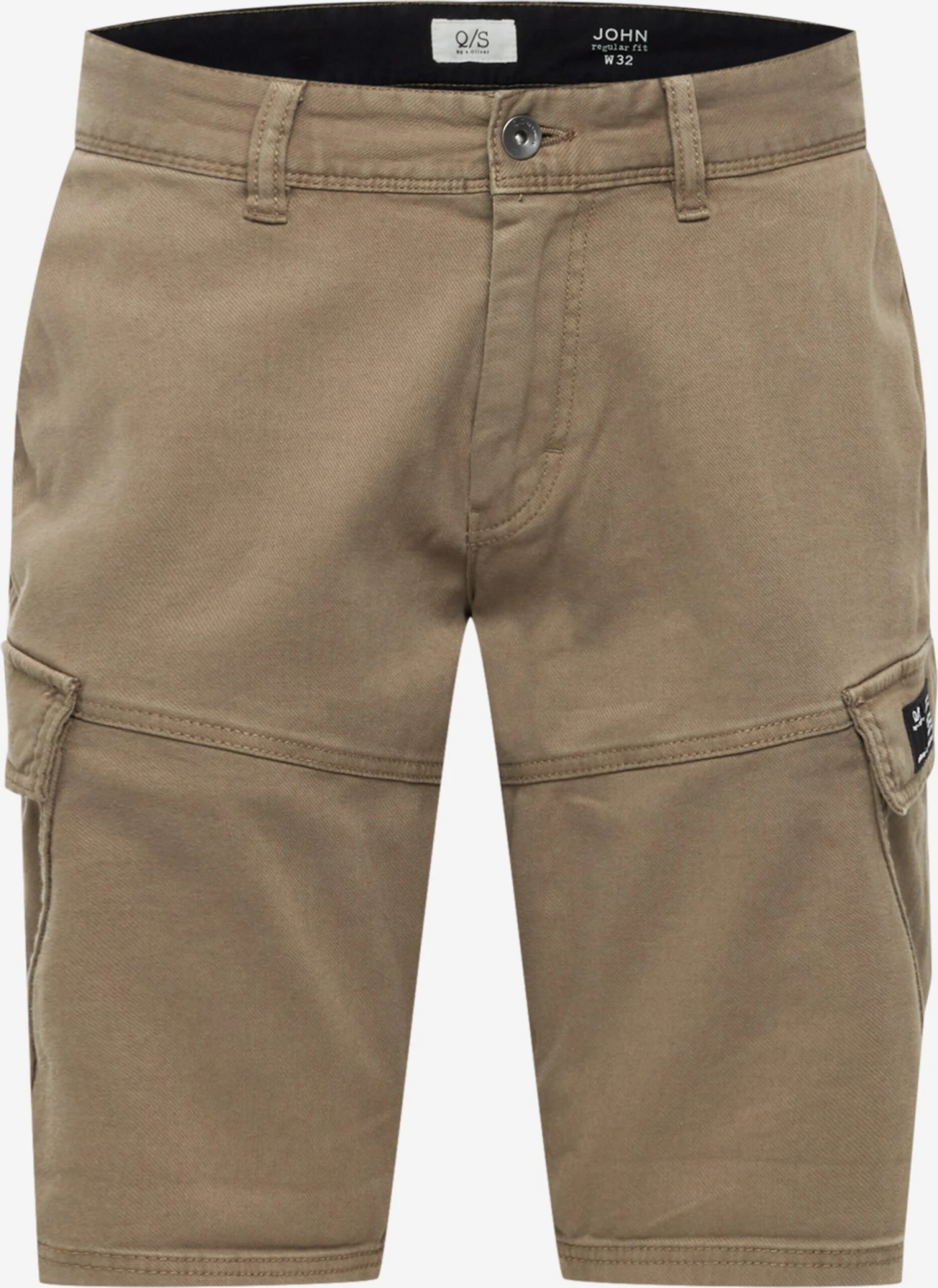 QS By S.Oliver Cargo Shorts Regular Cargobroek JOHN Heren Lichtbruin