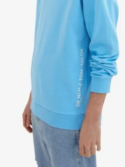 TOM TAILOR Denim Hoodies Sweatshirt Heren Lichtblauw -Herenkleding Winkel 29cc80b7c642695c97c08bd85fb46dd3