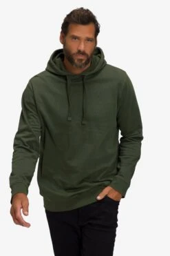 JP1880 Hoodies Sweatshirt Heren Olijfgroen -Herenkleding Winkel 2a0e0b7216fe7759e776a25f38d14ea6