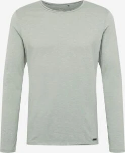 Key Largo Longsleeves Regular Fit Shirt CHEESE Heren Pastelgroen
