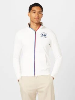 La Martina Sweatvesten Sweatvest Heren Offwhite -Herenkleding Winkel 2d1528f10ac54b8ace8d0ea38b075b09