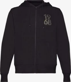 ESPRIT Sweatvesten Met Capuchon Sweatvest Heren Zwart