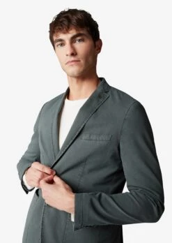 Marc O'Polo Blazers Slim Fit Colbert Heren Basaltgrijs -Herenkleding Winkel 2e942e9dc9f85dc63bb2f03eeb3a34b6