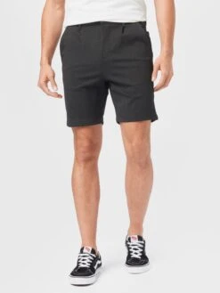 Kronstadt Chino Shorts Regular Bandplooibroek Heren Donkergrijs -Herenkleding Winkel 310107891926d04804d93d768c7e275d