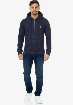 Indicode Jeans Sweatvesten Met Capuchon Sweatvest Braidwood Heren Enziaan -Herenkleding Winkel 3272db7eac77efdceca62e21d01ee8ad