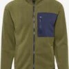 Blend Fleece Jassen Fleece Jas Heren Olijfgroen