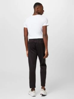 Pegador Sweatpants Regular Bandplooibroek Heren Zwart -Herenkleding Winkel 349416c657cdbd1f89de092f37912fe5